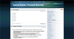 Desktop Screenshot of faezehrohani.com
